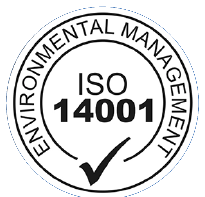 ISO 14001 certified company — environmental management