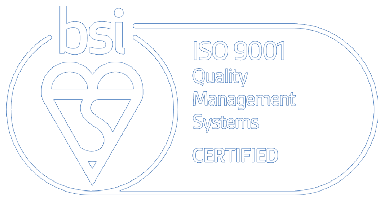 BSI certified to ISO 9001 quality management systems